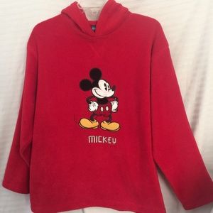 Disney Hoodie Mickey Mouse Pullover Sz S